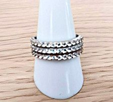 Diamonique triple band for sale  HOLT
