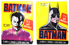 Topps 1989 batman for sale  LONDON