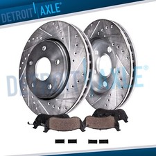 Usado, Rotores frontais perfurados com fenda + pastilhas de freio para Buick Skylark Grand Am Sunfire comprar usado  Enviando para Brazil