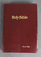 Holy Bible King James Version, KJV Referenced Giant Print Handi-size, Leather segunda mano  Embacar hacia Argentina