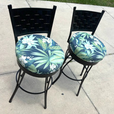 Tropical upholstered black for sale  North Port