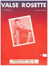 Usado, VALSE ROSETTE POR J. MICHAELS ACORDEÃO SOLO PARTITURA NOS comprar usado  Enviando para Brazil