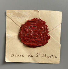 Cachet cire armorié d'occasion  Bordeaux-