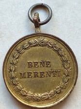 Medaglia benemerenti benemeren usato  Roma