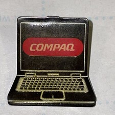 Compaq computador pinback chapéu pino tie tack mochila pino 1 "metal Walmart pino comprar usado  Enviando para Brazil