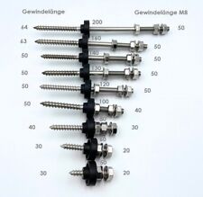 Solar stockschraube m8x50 gebraucht kaufen  Sprockhövel