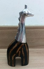 Metal wood giraffe for sale  NORTHAMPTON