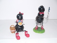 Estatueta formigas decoração prateleira piquenique vermelho e preto conjunto de 2 comprar usado  Enviando para Brazil