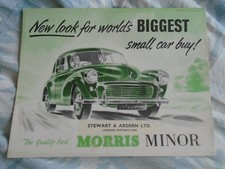 Morris minor brochure for sale  KINGS LANGLEY