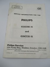 Vintage philips service for sale  STAFFORD