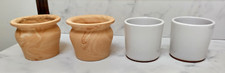 Set terracotta white for sale  MANCHESTER