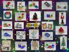 Usado, Decorações de Natal e presentes embrulhados para casa de bonecas/miniatura comprar usado  Enviando para Brazil