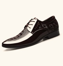Men glossy leather for sale  BOLTON