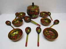 Teiliges russisches chochloma gebraucht kaufen  Neuensalz