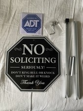 Metal soliciting sign for sale  Charleston