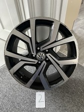 vw 19 alloy wheels black for sale  BEXHILL-ON-SEA