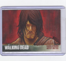CARTÃO ESBOÇO WALKING DEAD S4 DARYL DIXON PELO ACLAMADO ARTISTA FRANK KADAR 1/1! comprar usado  Enviando para Brazil