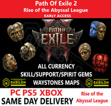 CURRENCY POE 2 RISE OF THE ABYSSAL PATH OF EXILE 2✅ PC PS5 XBOX ✅Divine Exalted comprar usado  Enviando para Brazil
