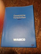 Wabco gesetzliche vorschriften gebraucht kaufen  Berlin