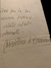 Gabriellino annunzio lettera usato  Trani