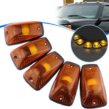 Lente âmbar 5x marcador de teto de cabine + base + lâmpada LED para Chevy/GMC 264159AM comprar usado  Enviando para Brazil