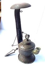 Usado, LAMPE À HUILE DE MINEUR MINER'S OIL LAMP BERGÖLAMPE LAMPADA A OLIO DEL MINATORE comprar usado  Enviando para Brazil