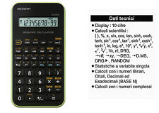 Calcolatrice scientifica sharp usato Calcolatrice scientifica sharp usato  Italia