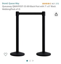 Queueway qwaypost tape for sale  BEDLINGTON