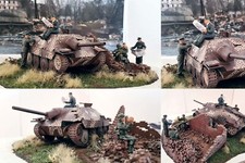 Hetzer panzer diorama gebraucht kaufen  Fellbach