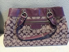 Plum coach handbag for sale  Vinton