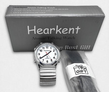 HEARKENT Atomic Talking Watch para Deficientes Visuais - Aço Inoxidável - Funciona!, usado comprar usado  Enviando para Brazil