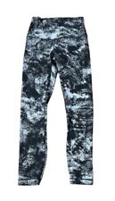 LULULEMON Mujer Negro Blanco Patrón Elastizado Yoga Leggings Pantalón Talla 4 En muy buena condición segunda mano  Embacar hacia Mexico