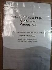 Nolas wirelss pagers for sale  Macomb