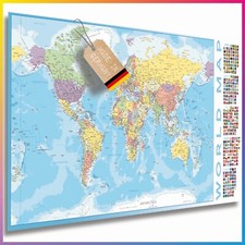 Politische weltkarte poster gebraucht kaufen  Westheim