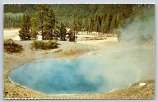 Cartão postal opala areia preta piscina Yellowstone Park Wyoming L7 comprar usado  Enviando para Brazil