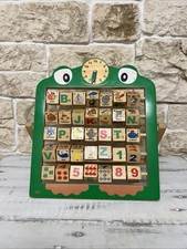 Abc lerntafel uhr gebraucht kaufen  Peiting