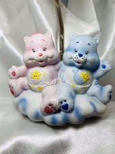 Lâmpada de porcelana vintage 1984 Care Bears Baby Hugs & Tugs 10,5" de altura comprar usado  Enviando para Brazil