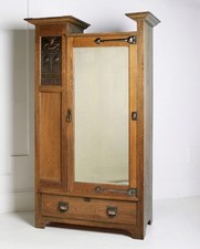 Arts crafts wardrobe for sale  WARRINGTON