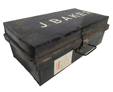 Vintage metal trunk for sale  CREWE