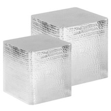 Couchtisch silber 2er gebraucht kaufen  Schermbeck