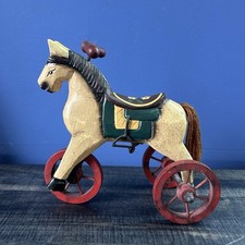Vintage wooden horse for sale  Mooresville