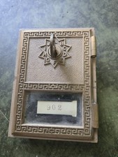 Porta de caixa de correio vintage de latão dos EUA com chave #902 comprar usado  Enviando para Brazil