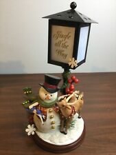 Bradford Exchange Dona Gelsinger Jingle All The Way Boneco de Neve Lanterna Iluminada Col comprar usado  Enviando para Brazil
