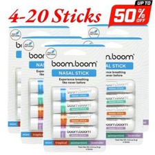 Usado, Bastão nasal Boom Boom melhora-respiração + aumenta o foco óleos essenciais-4-20 varas comprar usado  Enviando para Brazil