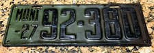 Placa de licença 1927 Montana modelo A B T Ford '27 MT etiqueta Chevy Buick Dodge 92-380 comprar usado  Enviando para Brazil