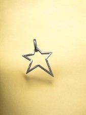 Pingente de estrela de diamante natural ouro branco 14k para corrente 0,25 ctw, usado comprar usado  Enviando para Brazil