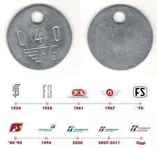 Gettone 1967 ferrovie usato  Castel Bolognese