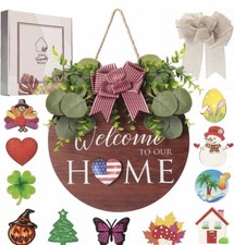 Interchangeable welcome sign for sale  Lamont