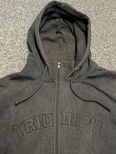 Triumph hoodie jacket for sale  BIRMINGHAM