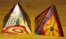 Colorful pyramid candles for sale  Shipping to Ireland